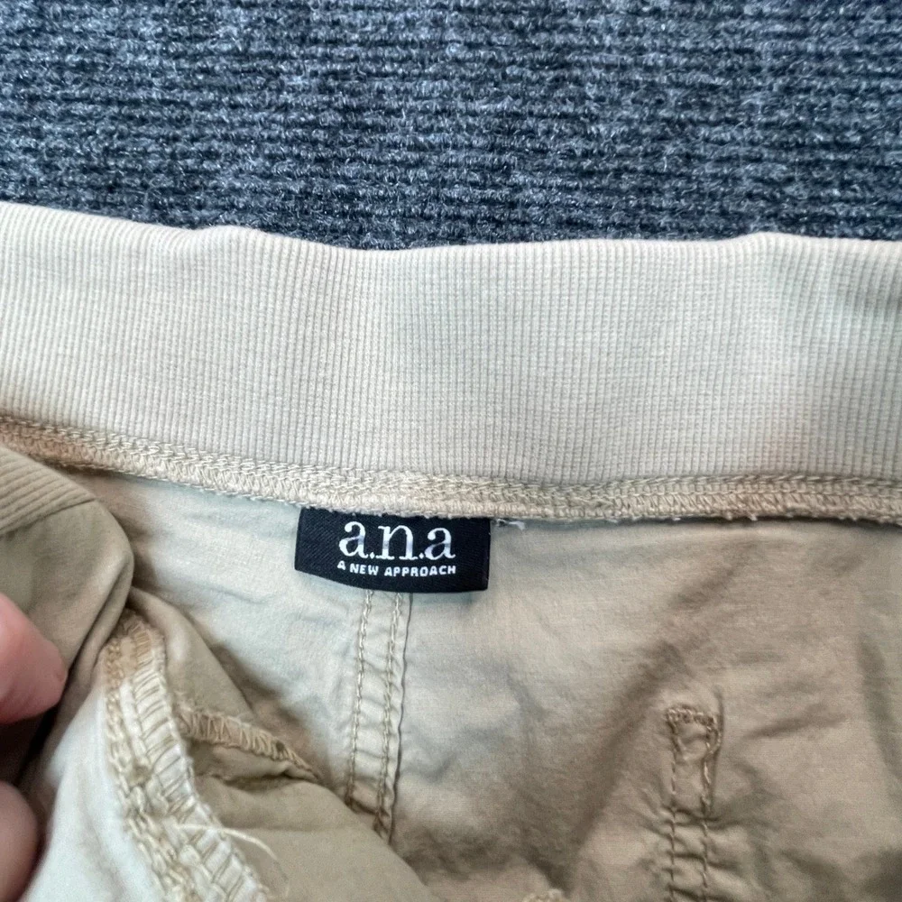 a.n.a Cargo Utility Shorts Women XL Tan Khaki Coastal Gorpcore Hiking Layer Y2K
